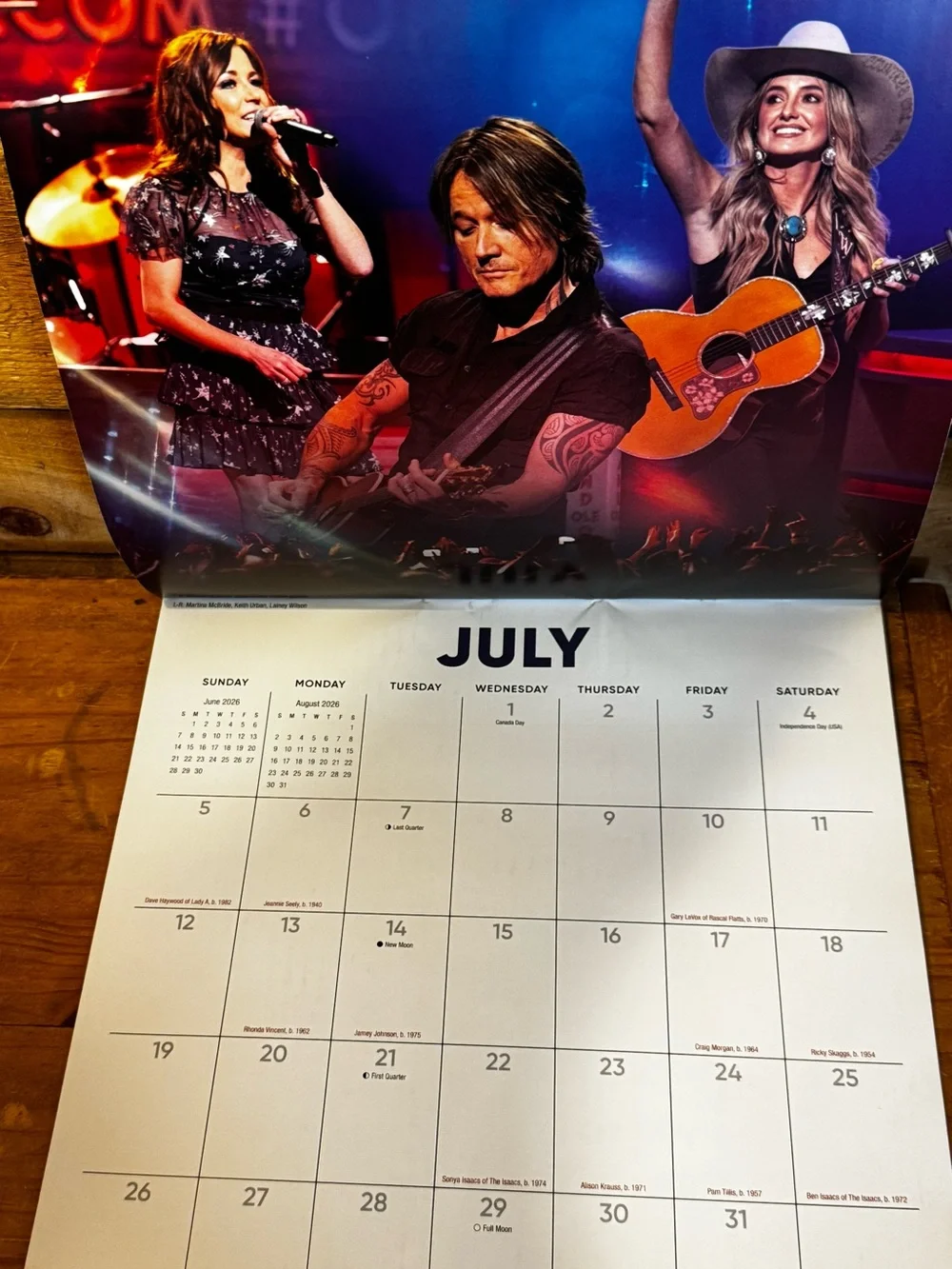 Grand Ole Opry 100th Anniversary 2026 Calendar -  12x12 (Dolly Parton, Lainey…)